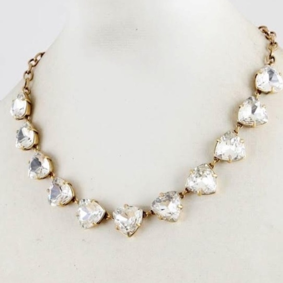 Rhinestone Layering Statement Gold Necklace - Picture 1 of 3
